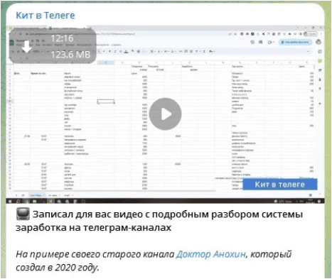 Скачать Секрет дохода анонимных блогов - Кит в Телеге (2023)
